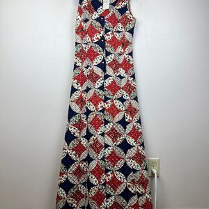 Vintage Nancy Bee Patchwork Pinafore Antique Quilt Dress Size 9